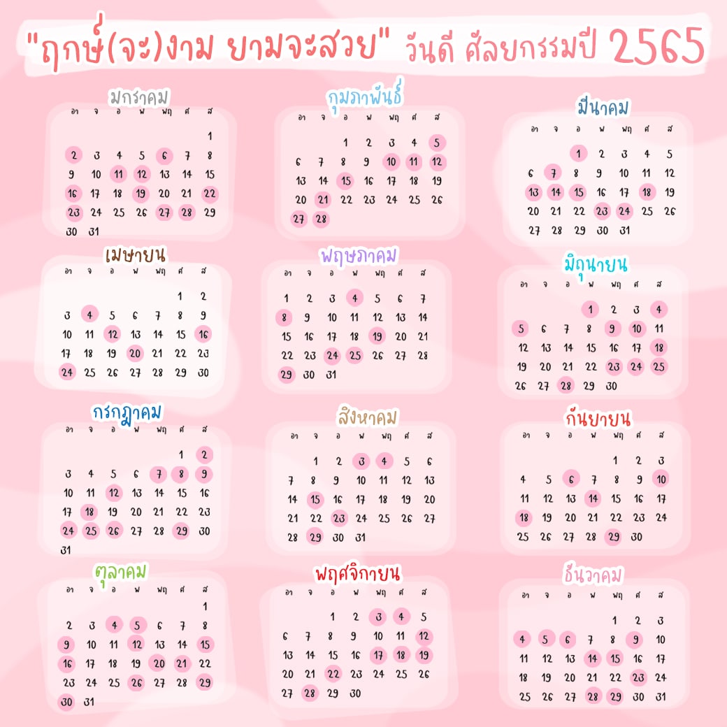 ฤกษ์ศัลยกรรม ธันวาคม 2568 เพื่อยกระดับอาชีพของคุณ